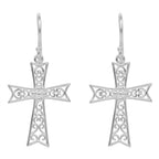 Southern Gates® Abbey Gate Cross Earrings