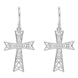 Southern Gates® Abbey Gate Cross Earrings