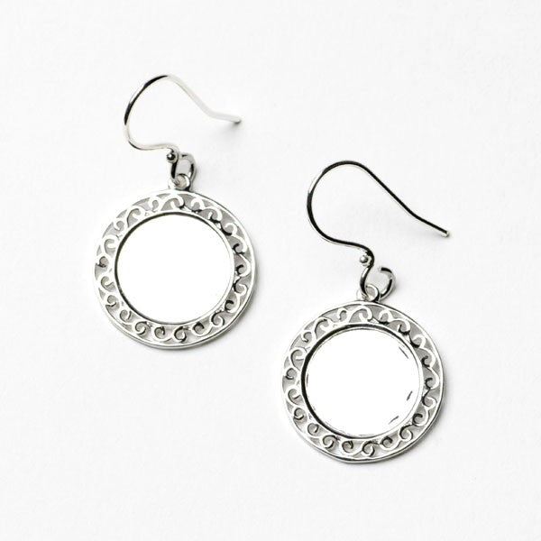 Southern Gates® Round Engravable Earring