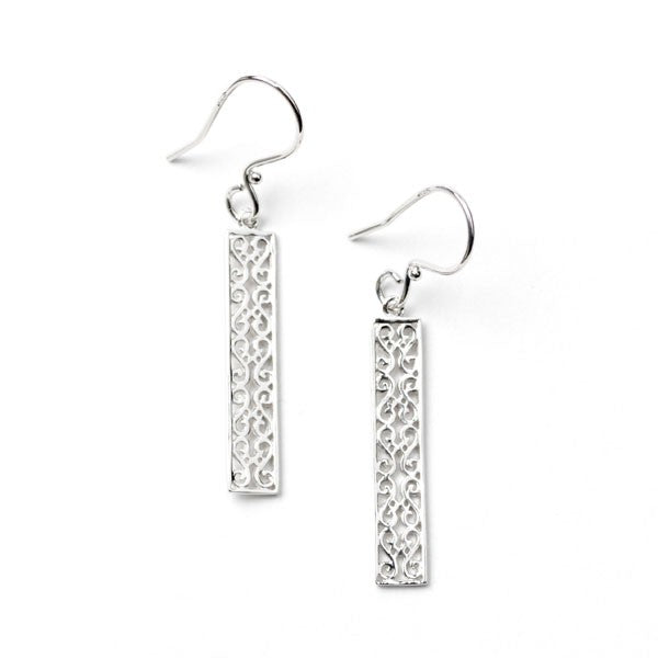 Southern Gates® Rhodium Plated Balcony Earrings