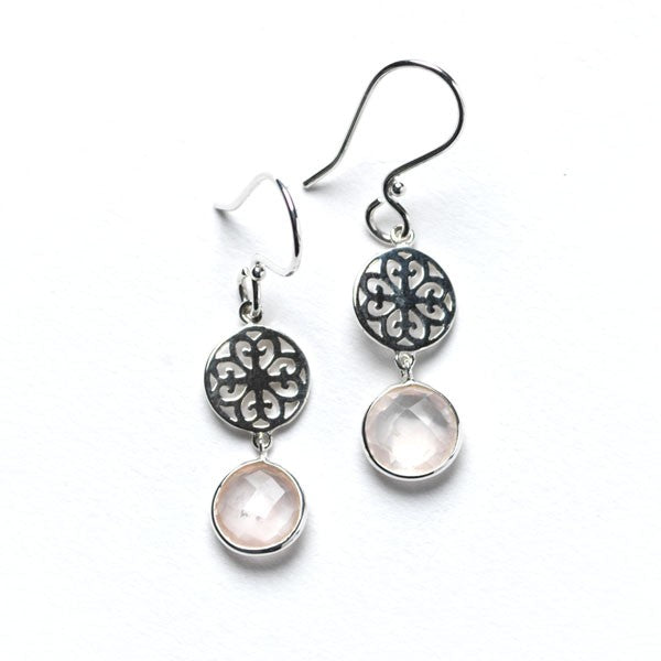 Southern Gates® Dangle Earring With Rose Quartz