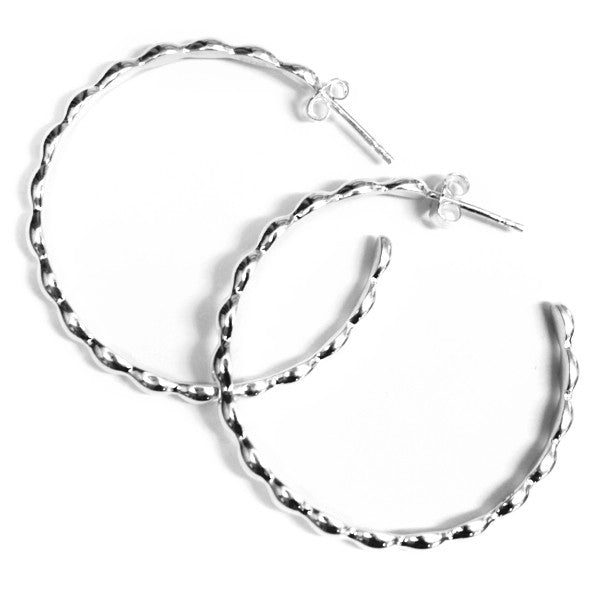 Southern Gates® Large Rice Bead Hoops