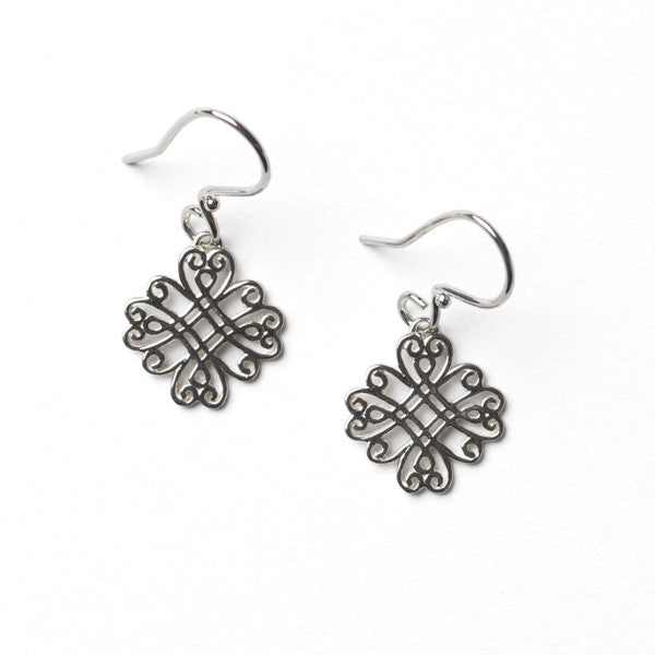 Southern Gates Collection Scrolling Medallion Earrings