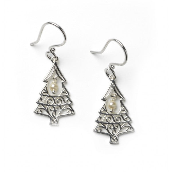 Southern Gates® Christmas Tree Pearl Earring
