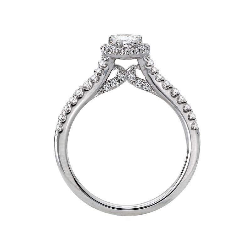 Romance Diamond Engagement Ring w/ Center