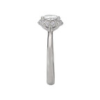 Romance Halo Semi-Mount Diamond Ring