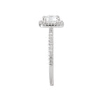 Romance Halo Semi-Mount Diamond Ring