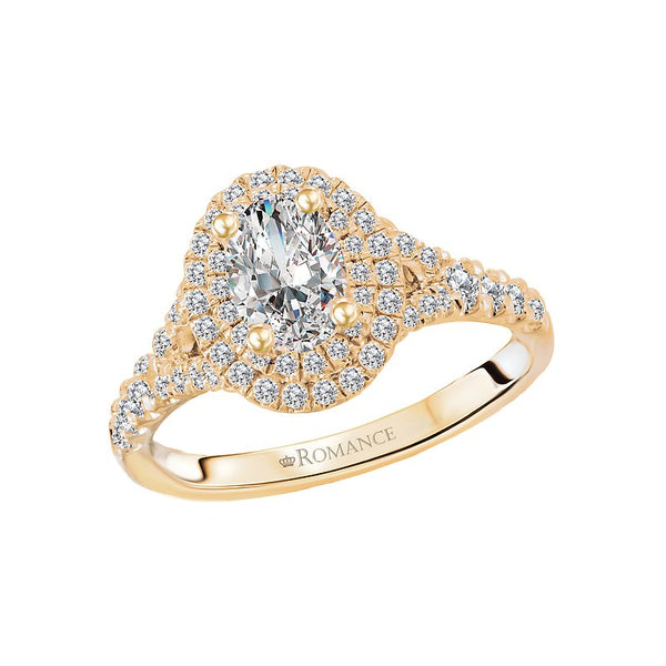 Romance Halo Diamond Ring