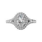 Romance Halo Diamond Ring
