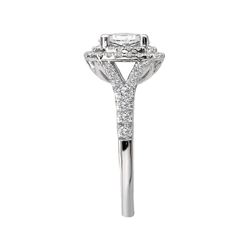 Romance Halo Diamond Ring