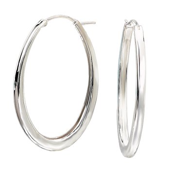 Eleganza Ladies Fashion Hoop Earrings