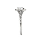 Romance Halo Semi-Mount Diamond Ring