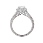 Romance Halo Semi-Mount Diamond Ring