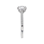 Romance Peg Head Semi-Mount Diamond Ring