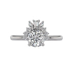 Romance Halo Semi-Mount Diamond Ring