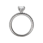Romance Peg Head Semi-Mount Diamond Ring