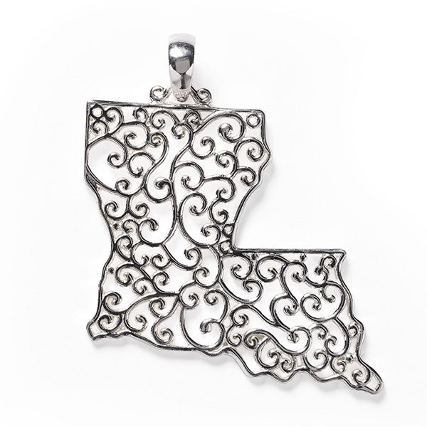 Southern Gates® Louisiana State Pendant