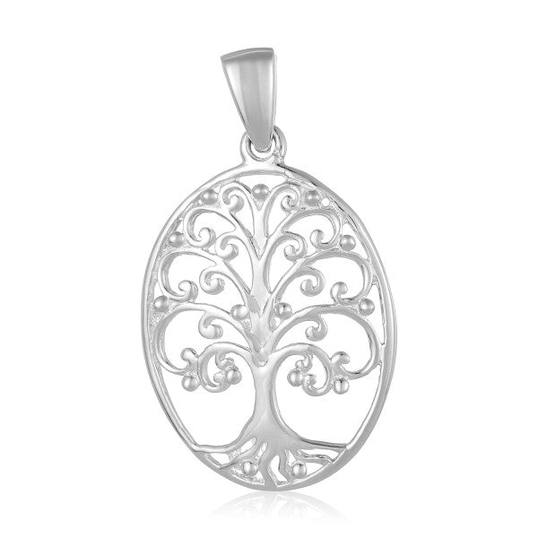 Southern Gates® Medium Oval Oak Tree Pendant