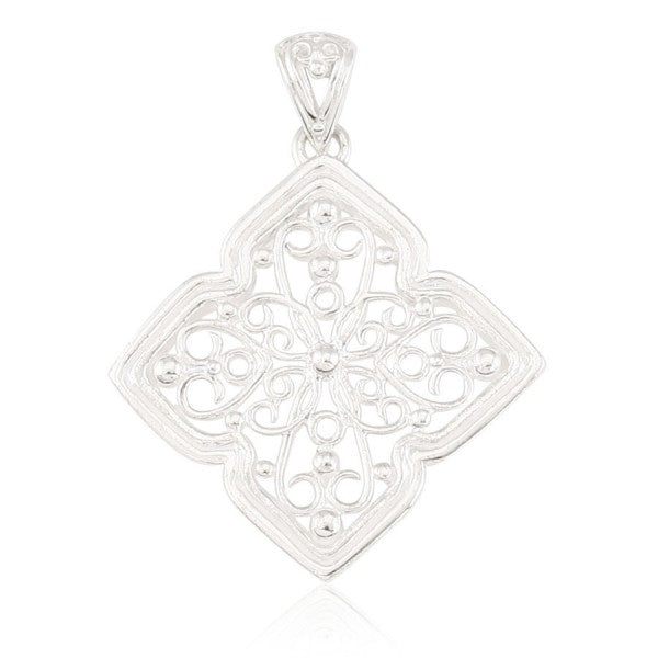 Southern Gates® Four Petal Scroll Pendant