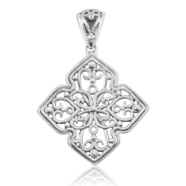 Southern Gates® Small Four Petal Scroll Pendant