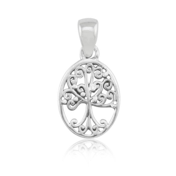Southern Gates® Tiny Oval Oak Tree Pendant