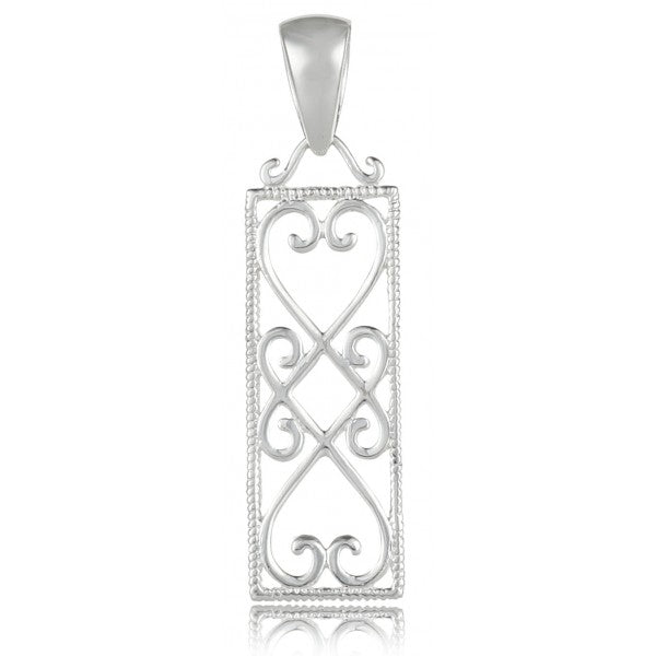 Southern Gates® Rectangular Heart Pendant