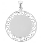 Southern Gates® Large Round Engravable Pendant