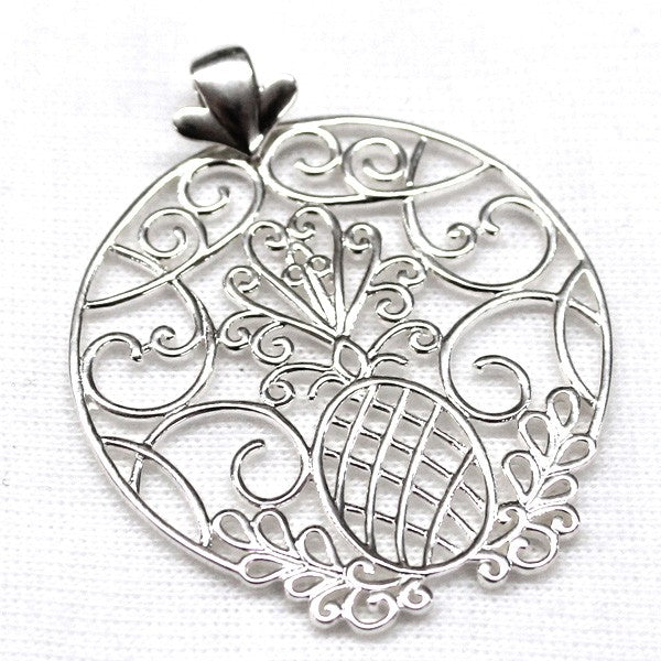 Southern Gates® Round Pineapple Scroll Pendant
