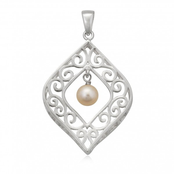 Southern Gates® Framed Pearl Drop Pendant