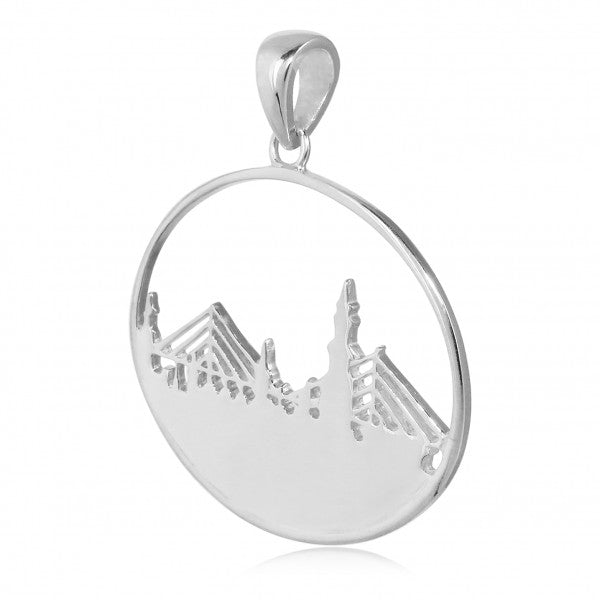 Southern Gates® Charleston Skyline Engravable Pendant