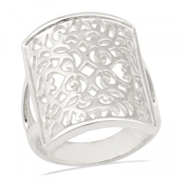 Southern Gates® Rectangle Scroll Ring