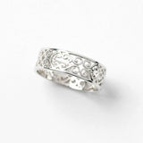 Southern Gates® Rhodium Plated Balcony Ring