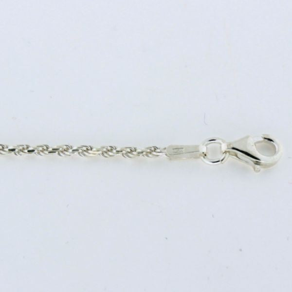 Southern Gates® 1.5mm Sterling Silver Diamond-Cut Rope Chain