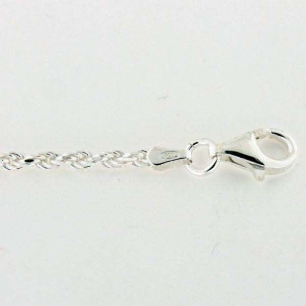 Southern Gates® 2.3mm Sterling Silver Diamond-Cut Rope Chain