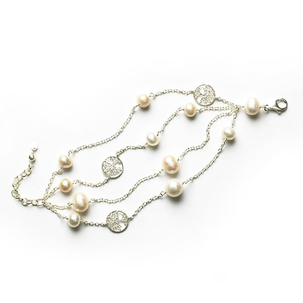 Southern Gates® Oak Tree and Pearl Bracelet