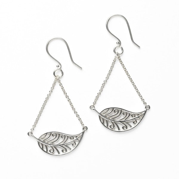 Southern Gates Horizontal Leaf Earrings