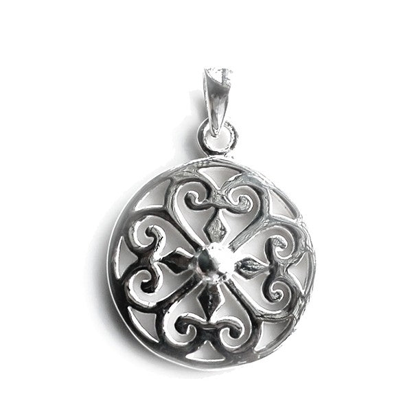 Southern Gates® Medium Heart Scroll Pendant