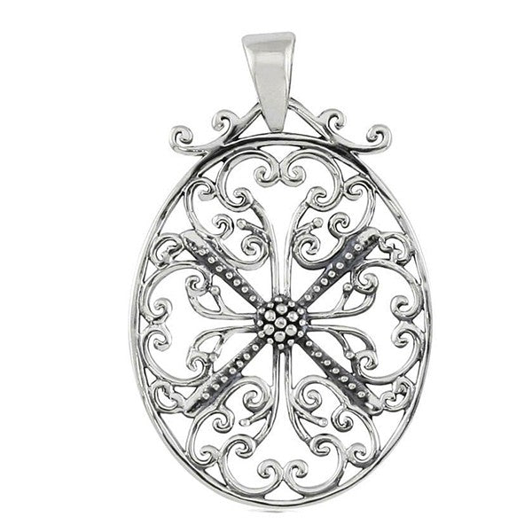 Southern Gates® Beaded Oval Pendant