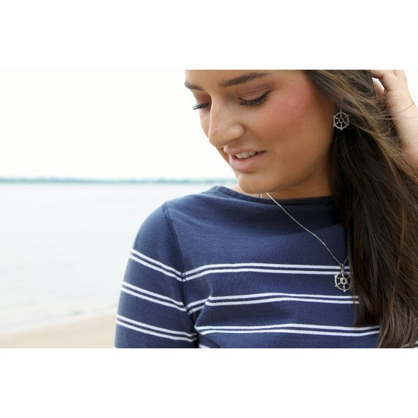 Southern Gates® Ship Wheel Necklace